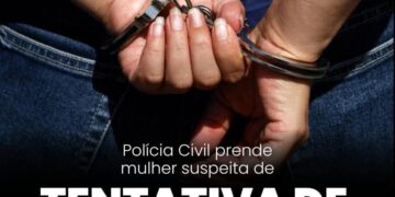 POLÍCIA CIVIL DE RONDÔNIA PRENDE MULHER SUSPEITA DE TENTATIVA DE HOMICÍDIO