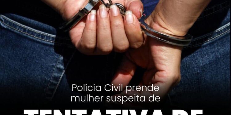 POLÍCIA CIVIL DE RONDÔNIA PRENDE MULHER SUSPEITA DE TENTATIVA DE HOMICÍDIO