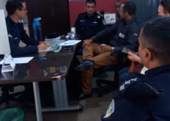 Polícia Militar recebe comitiva do Núcleo de Polícia Comunitária no 1° Batalhão Na manhã desta segunda-feira, 2 de junho