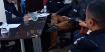 Polícia Militar recebe comitiva do Núcleo de Polícia Comunitária no 1° Batalhão Na manhã desta segunda-feira, 2 de junho