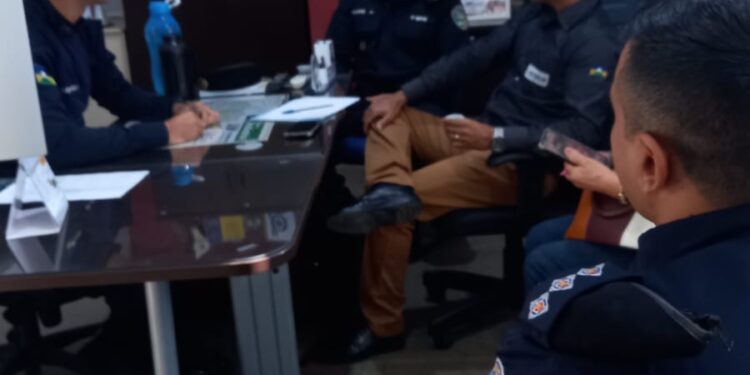 Polícia Militar recebe comitiva do Núcleo de Polícia Comunitária no 1° Batalhão Na manhã desta segunda-feira, 2 de junho