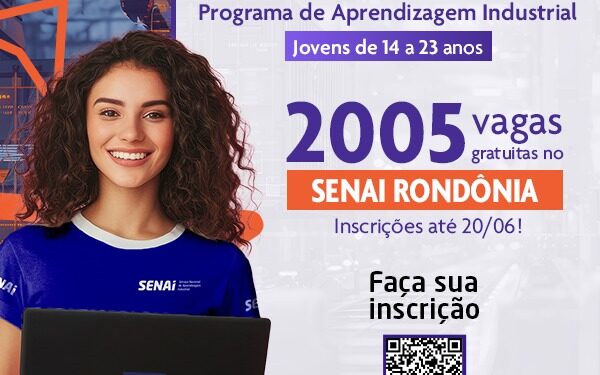 SENAI-RO está com inscrições abertas para cursos gratuitos