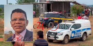 “Pastor” foragido da justiça mata ex-esposa a golpes de terçado na frente do filho autista