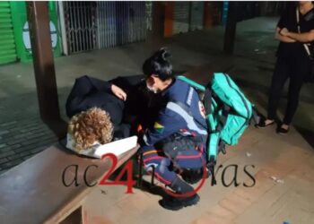 Mulher é agredida e assaltada por casal em situação de rua no Centro