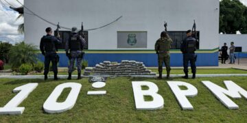 FORÇAS DE SEGURANÇA PRENDEM DUPLA COM QUASE 50 KG DE SKUNK DURANTE OPERAÇÃO NO INTERIOR DO ESTADO