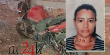 Mulher morre após perder controle de moto e colidir contra muro