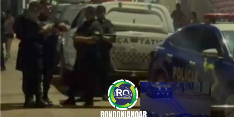 IDENTIFICADO: Homem é morto do lado da família em via pública