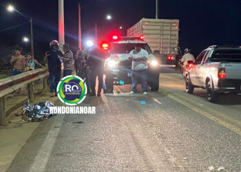 Homem morreu atropelado por ônibus na cabeceira da Ponte da BR-319 – VEJA O VÍDEO