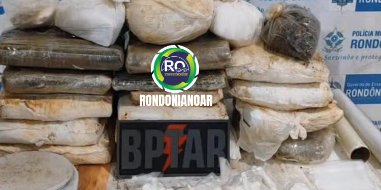 BPTAR: Traficante fugiu e deixou grande quantidade de droga