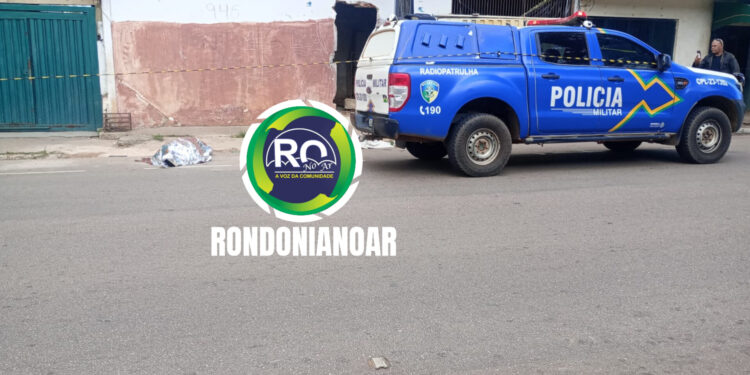 Homem é morto a tiros no bairro Mocambo, em Porto Velho