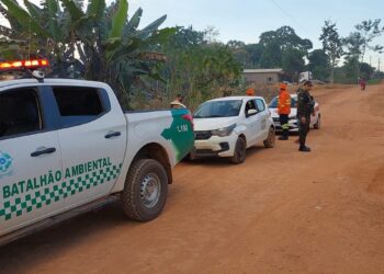 Semana do Meio Ambiente – Polícia Ambiental realiza patrulhamento preventivo contra queimadas urbanas em Nova Mamoré