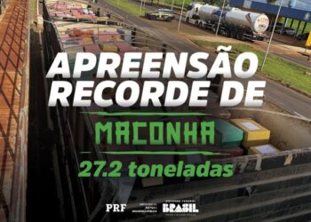 Recorde histórico: PRF apreende maior carga de maconha do ano no país