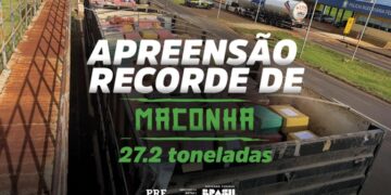 Recorde histórico: PRF apreende maior carga de maconha do ano no país