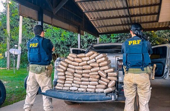 PRF apreende 69 kg de drogas em Humaitá/AM