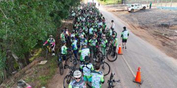 Alta Floresta D’Oeste reúne quase 600 ciclistas na 4ª Pedalada pela Natureza