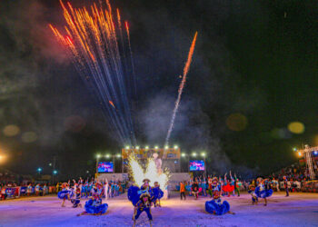 41ª FLOR DO MARACUJÁ  Mocidade Junina leva o brilho da juventude e o calor do fogo sagrado ao Arraial Flor do Maracujá 2025