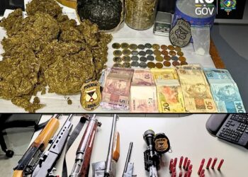 AÇÃO DA POLÍCIA CIVIL DE RONDÔNIA RESULTA NA PRISÃO DE QUATRO PESSOAS POR TRÁFICO E POSSE ILEGAL DE ARMAS