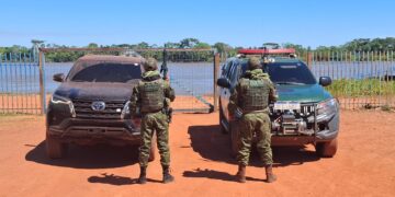 FORÇAS DE SEGURANÇA DA FRONTEIRA ATUAM EM CONJUNTO PARA RECUPERAÇÃO DE VEÍCULO ROUBADO NA OPERAÇÃO PROTETOR DAS DIVISAS E FRONTEIRAS