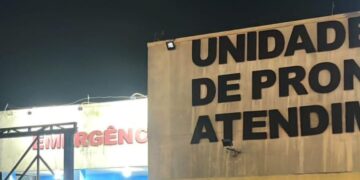 UPA Leste, o setor de raio-X encontrava-se fechado