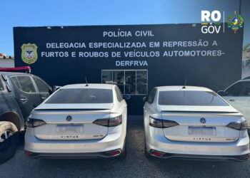POLÍCIA CIVIL DE RONDÔNIA RECUPERA VEÍCULOS FURTADOS DE EMPRESA PRESTADORA DE SERVIÇOS À SESDEC