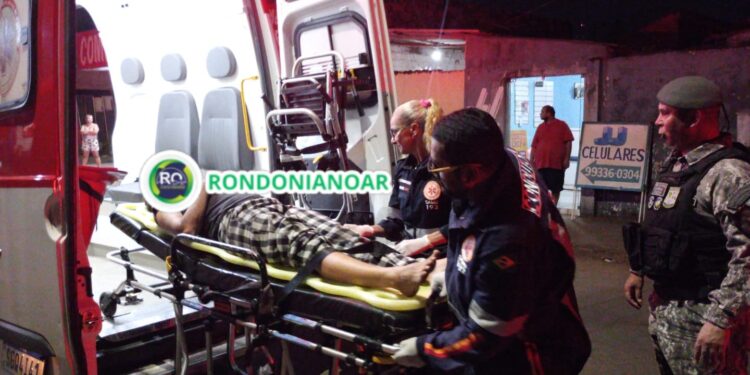 Acidente entre motocicleta e carro deixa motociclista ferida na zona leste de Porto Velho