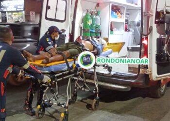 Idoso é gravemente atropelado na noite desta quinta-feira em Porto Velho