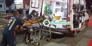 Idoso é gravemente atropelado na noite desta quinta-feira em Porto Velho