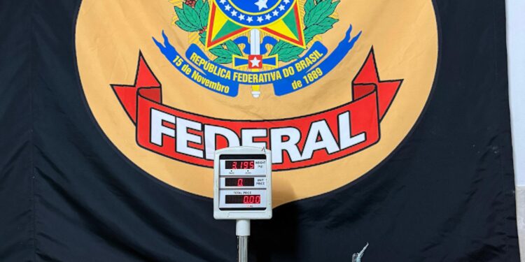 PF prende homem com droga presa ao corpo no Aeroporto Governador Jorge Teixeira/RO