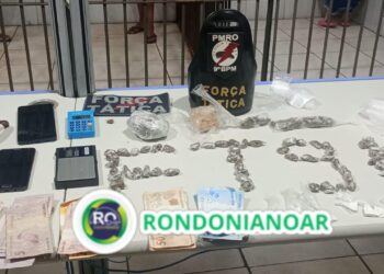 Trio é preso por tráfico de drogas em Porto Velho
