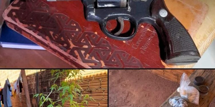 OPERAÇÃO POLICIAL  RESULTA EM PRISÕES E APREENSÕES DE DROGAS E ARMA DE FOGO