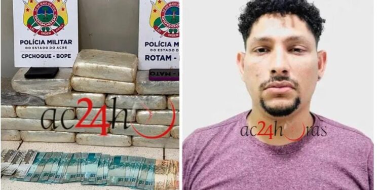 Homem é preso com quase 29 kg de maconha no bairro Eldorado