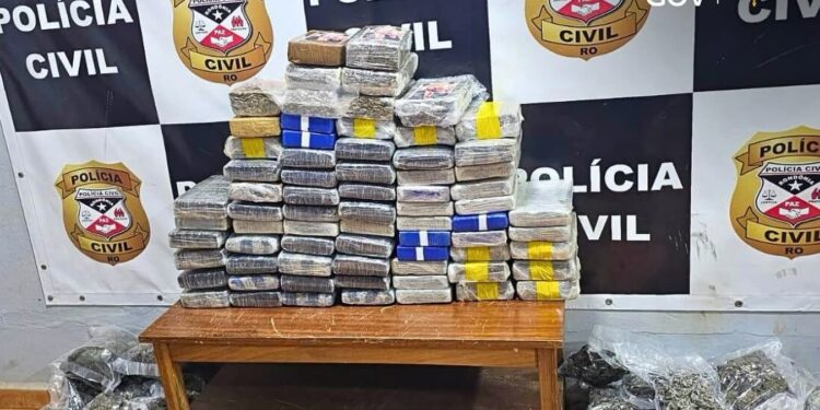 POLÍCIA CIVIL DE RONDÔNIA APREENDE 100 QUILOS DE DROGAS E APROFUNDA INVESTIGAÇÃO CONTRA ORGANIZAÇÃO CRIMINOSA INTERESTADUAL