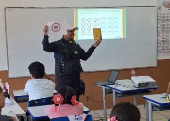 Estudantes do ensino fundamental são beneficiados com projeto “Agente Mirim no Trânsito” em Porto Velho