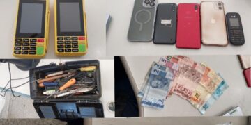 Polícia Militar prende casal suspeito de furtar objetos de veículos com o uso de dispositivo “chapolin”