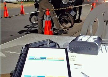 Talonário eletrônico começa a ser utilizado na fiscalização de trânsito no Cone Sul de Rondônia