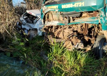 Grave acidente na linha 603 envolvendo 5 veículos deixa vítimas feridas nesta terça-feira (08)