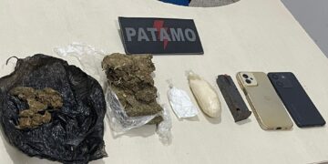 POLÍCIA MILITAR APREENDE DROGAS EM ABORDAGEM DO PATAMO NO BOSQUE DOS IPÊS