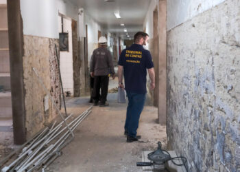 TCE-RO fiscaliza início da reforma na ala cardiovascular do Hospital de Base