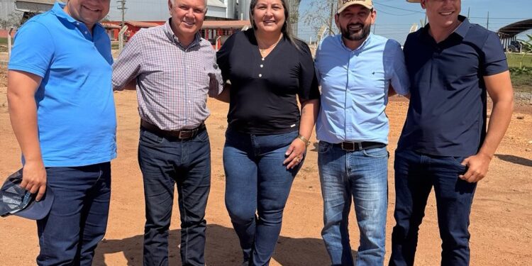 Deputado Laerte Gomes visita Chupinguaia e acompanha de perto obras no distrito de Novo Plano