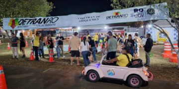 Educação para o trânsito mobiliza jovens e adultos durante feiras agropecuárias em Rondônia