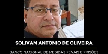 PC: PROCURA-SE: SOLIVAM ANTONIO DE OLIVEIRA SANTANA por estupro de vulnerável