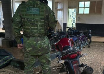 POLÍCIA MILITAR APREENDE MOTO CLONADA DURANTE OPERAÇÃO NA FRONTEIRA DE RONDÔNIA