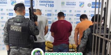 Milionário: BPChoque prende três por tráfico de drogas e apreende mais de 285 kg de entorpecentes em operação integrada