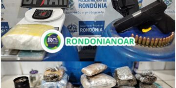BPTAR: Três suspeitos foram presos com droga é arma roubada de policial