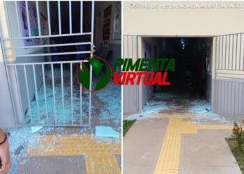 AGORA:Homem quebra portas e janelas do CRAS
