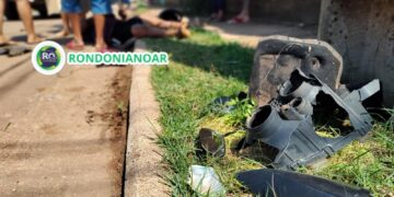 Grave acidente de trânsito deixa duas vítimas feridas após colisão de duas motocicletas