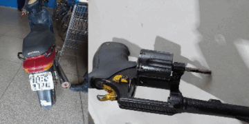 PM/RO AGE RÁPIDO, RECUPERA MOTONETA ROUBADA E APREENDE ARMA DE FOGO EM VILHENA