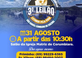 3º Leilão Solidário em Corumbiara une comunidade em prol da saúde e inclusão