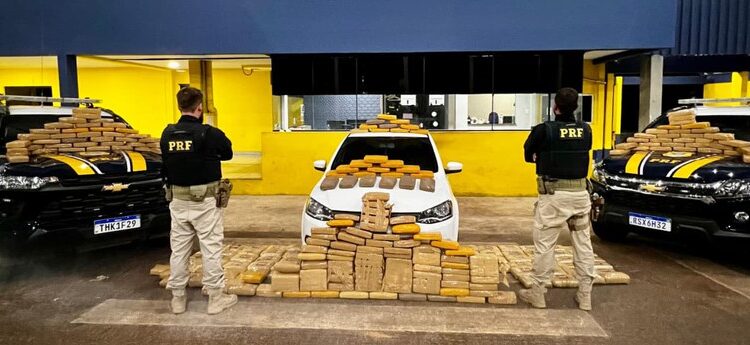 PRF em Rondônia apreende mais de 250 kg de entorpecentes