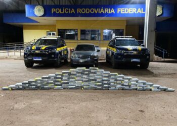 PRF apreende 97 Kg de cocaína em Miranda (MS)